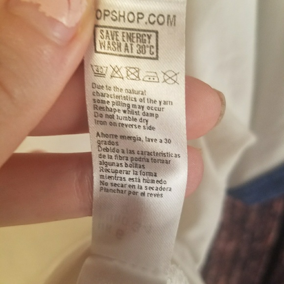 Topshop plain casual tee A71 - Picture 5 of 5